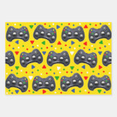 Video Game Gamer Gift Wrapping Paper Sheets (Voorkant 3)