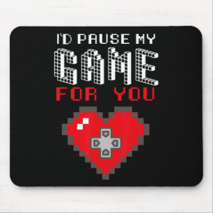 Video Game Gaming Valentijnsdag Gamer T Shirten Fo Muismat