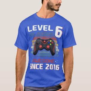 Video game Level 6 Unlocked 2016 Boy 6th B T-shirt