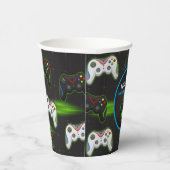 Video game Level Up Controller Birthday Party Papieren Bekers (Rechts)