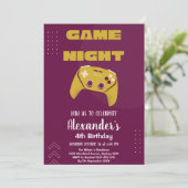 Video Game Level Up Gamer Verjaardag Kaart (Staand voorkant)