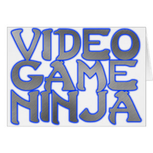 VIDEO GAME NINJA (blauw)