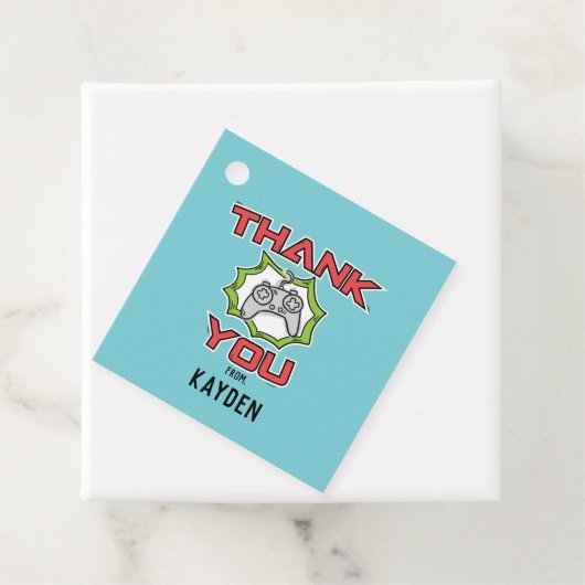 Video Game Party Dank u Label (In situ)