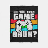 Video Game Player - PC Console Online Gaming - Fun Fleece Deken (Voorkant)