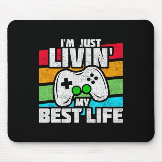 Video Game Player - PC Console Online Gaming - Fun Muismat (Voorkant)