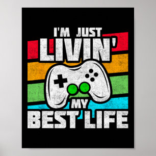 Video Game Player - PC Console Online Gaming - Fun Poster