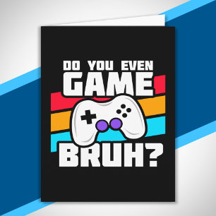 Video Game Player - Video Gaming - Funny Gamer Kaart