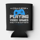 Video Game Player - Video Gaming - Video Gamer Blikjeskoeler (Achterkant)