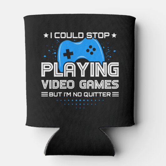 Video Game Player - Video Gaming - Video Gamer Blikjeskoeler (Achterkant)