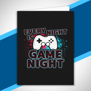 Video Game Player - Video Gaming - Video Gamer Kaart