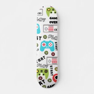 Video-game Retro Skateboard