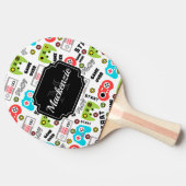 Video-game Retro Tafeltennisbatje (Zijkant)