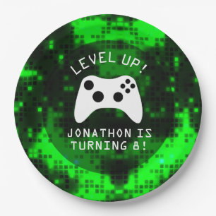 Video game Truck Birthday Party Papieren Bordje