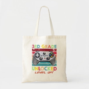 Video-game van de derde klasse zonder vergrendelin tote bag