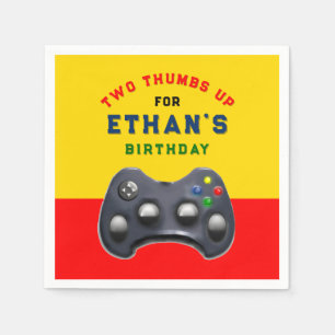 Video gamer Birthday Party Servet