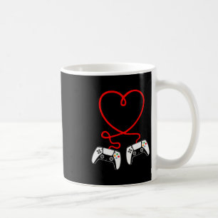 Video-gamer Valentijnsdag met controllers hart Koffiemok