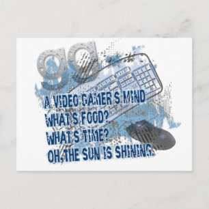 Video Gamers Mind - GG - Toetsenbord - Muis Briefkaart