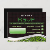 VIDEO GAMES Bar Bat mitzvah Demande de réponse (Devant / Derrière)