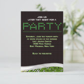 VIDEO GAMES Bar Bat mitzvah Invitation Carte de fê (Debout devant)