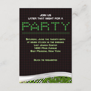 VIDEO GAMES Bar Bat Mitzvah Uitnodigingskaart Kaart