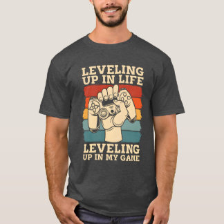 Video Games Niveau familie grappig T-shirt