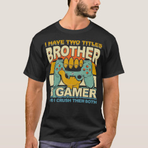 Video Games Professional Gamer Boys Kinder Gift Br T-shirt