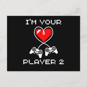 Video Games Valentijnsdag Im Your Player 2 Gamer Briefkaart