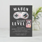 Vidéo Jeu Anniversaire Fête Invitation (Debout devant)