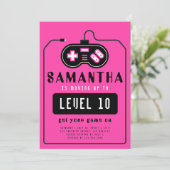 Vidéo Jeu Camion Anniversaire Invitation (Debout devant)