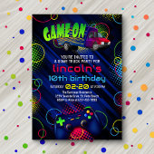 Vidéo Jeu Camion Anniversaire Invitation