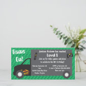 Vidéo Jeu Camion Anniversaire Invitations (Debout devant)