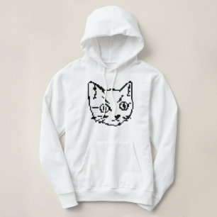 VIDEO KITTY CAT PIXEL ART MOTORKAP TRUI HOODIE
