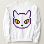 VIDEO KITTY CAT PIXEL ART SWEATSHIRT (Design devant)