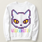 VIDEO KITTY CAT PIXEL ART TRUI (Design voorkant)