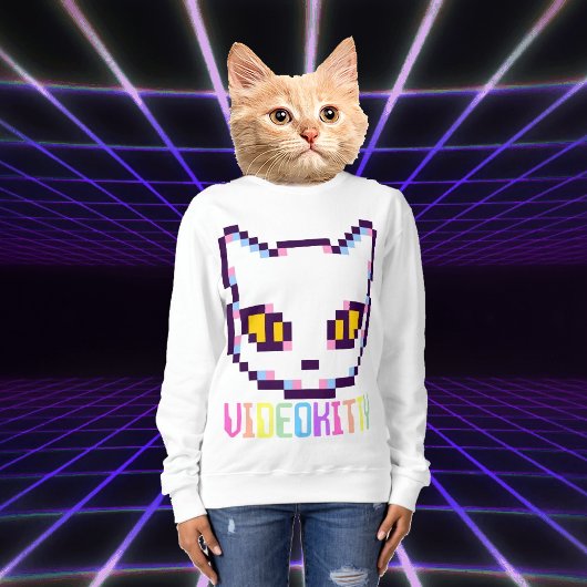 VIDEO KITTY CAT PIXEL ART TRUI