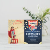 Vidéo Nuit Anniversaire Photo Invitation (Debout devant)