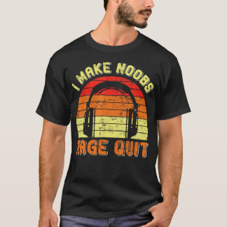 Video Speler I Maak Noobs Razend Stoppen Gokker Ga T-shirt