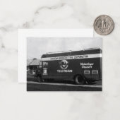 Video Tape Mobile Unit Notitiekaartje (Voorkant / Achterkant in situ)