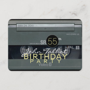 Vidéo Tape VHS 55e anniversaire Invitation
