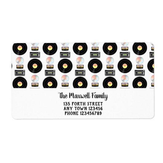 Videoband Vinyl LP Etiket (Voorkant)