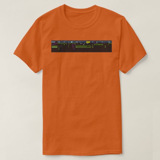 videobewerkingstijdlijnvideorecdacteur t-shirt (Design voorkant)