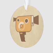 Videocamera filmmaker ornament (voorkant)