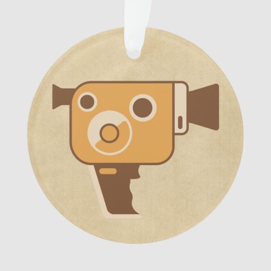 Videocamera filmmaker ornament (voorkant)