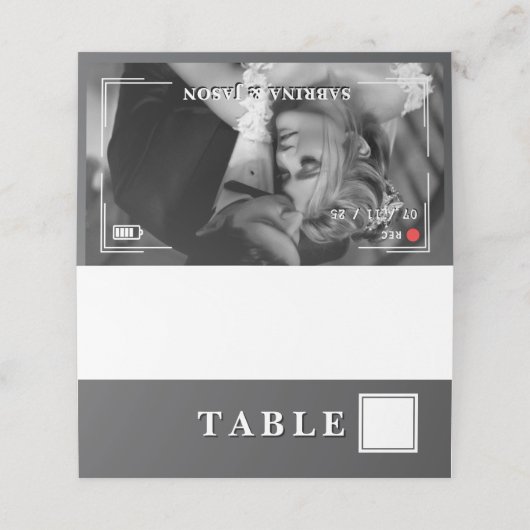 Videocamera Fotobruiloft (Buitenkant ongevouwen)