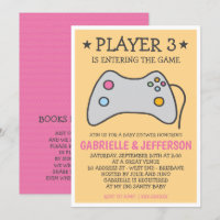 Videogame - Computer Game Baby shower