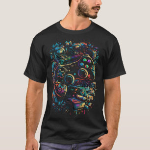Videogame Console Controllers Retro 80 s 90 s Arc T-shirt