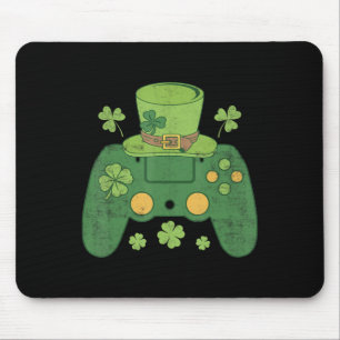 Videogame Controller Irish Gamer Boys Happy St Pa Muismat