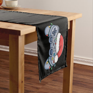 Videogame Controller Kerstman Kerstmuts Gamer Korte Tafelloper