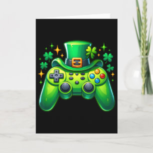 Videogame-controller St. Patrick's Day Gamer Iers Kaart