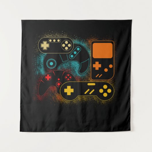 Videogame-controller Wandkleed (Voorkant)